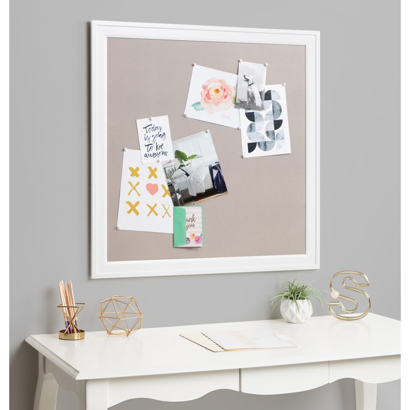 Three Posts™ Teen Contemporary Wall Mounted Bulletin Board & Reviews